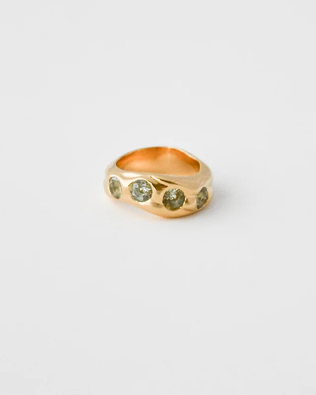 MAGMA RING | GREEN QUARTZ