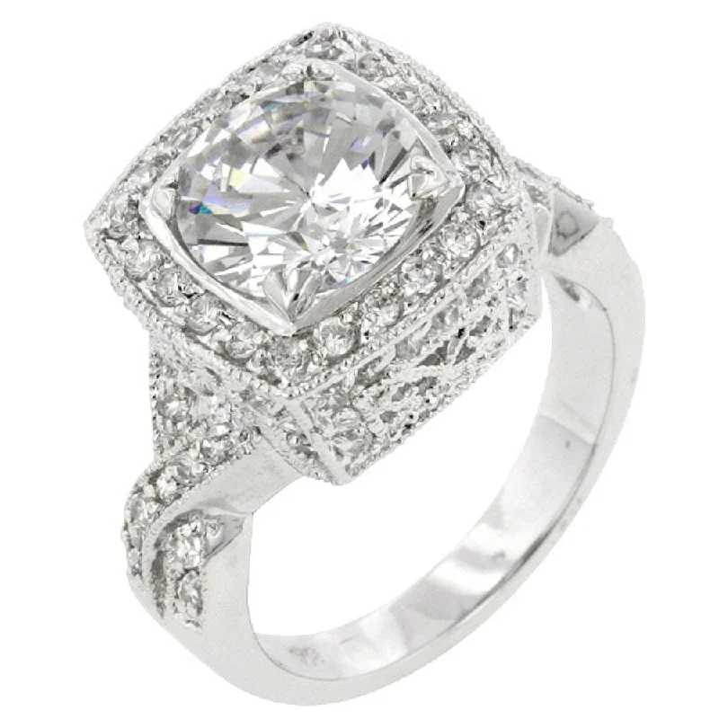 Palisades Classic Clear Ring For Engagement