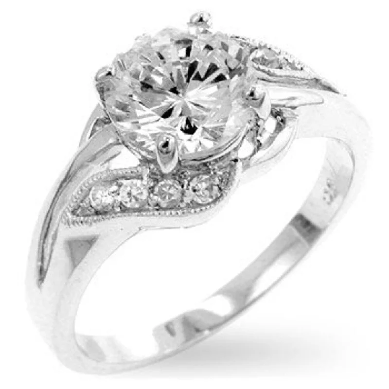 Sophisticated Glamour - The Elegant Engagement Ring