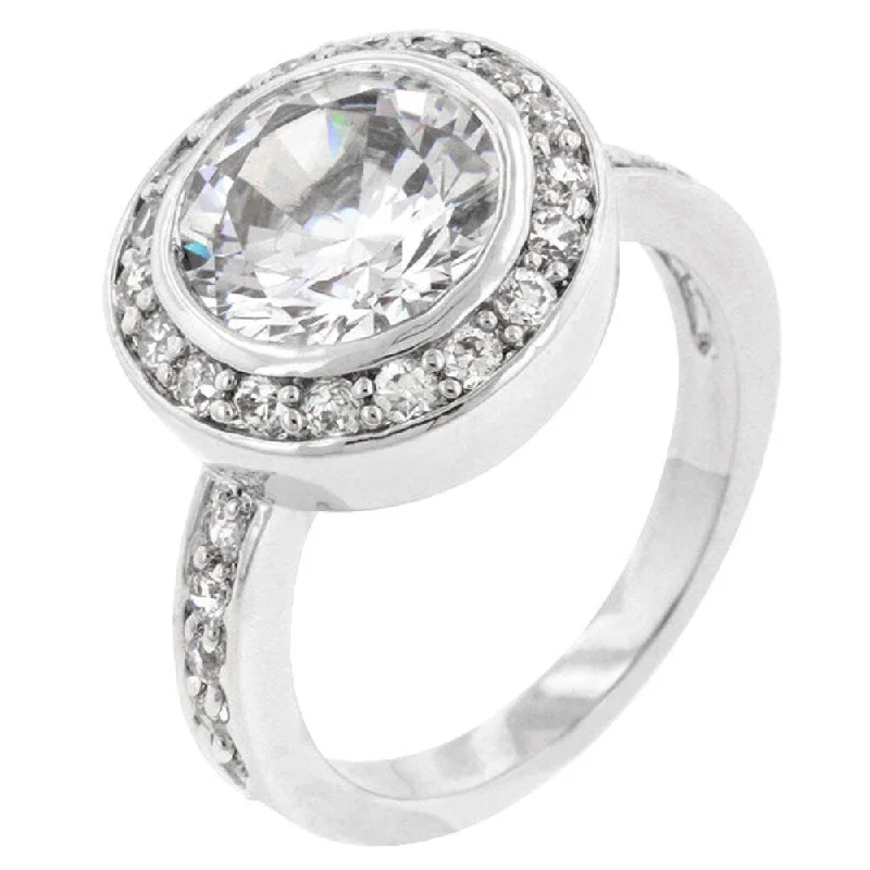 Vintage-Inspired Gatsby Engagement Ring With Timeless Elegance