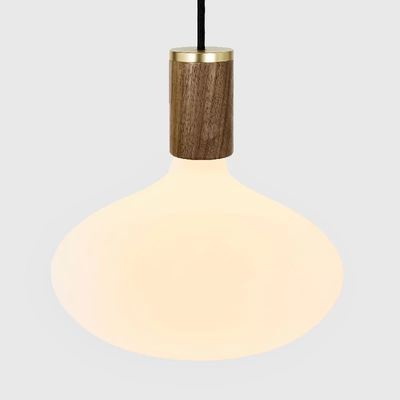 Oval II Pendant Light in Walnut