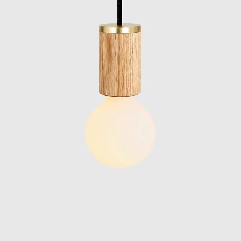 Porcelain II Pendant Light in Oak