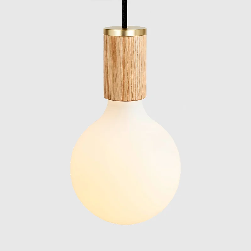 Porcelain III Pendant Light in Oak